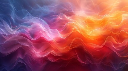 Fototapeta premium Radiant abstract background with resplendent, opalescent textures and intense, vivid colors for a captivating and energetic visual experience. Watercolor style, high resolution Illustration, in the