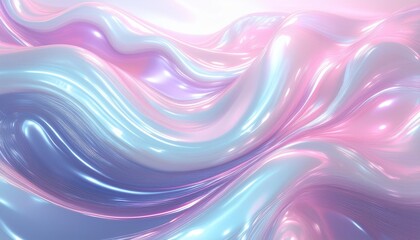 Obraz premium abstract background with waves, pink and blue smooth 