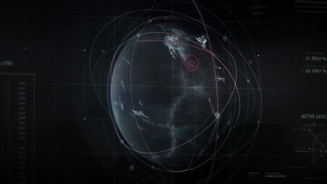 The new tracking program helps the secret agency to detect the location of the drug trafficker's base in Mexico city. Activating program. Activating satellites. Triangulate coordinates. Mexico city.