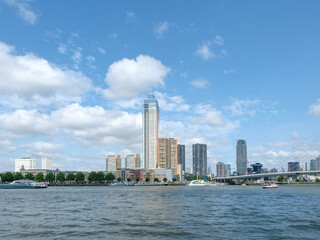 Naklejka premium Skyline Rotterdam
