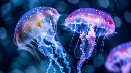 jellyfish. undersea world. animals of the underwater world