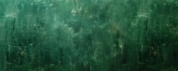 Obraz premium A deep green background with a slight gradient and a distressed texture, adding a vintage and rustic feel.
