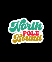 Christmas Sticker Design, Christmas Sticker SVG Design