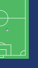  Minimalist poster for a football match