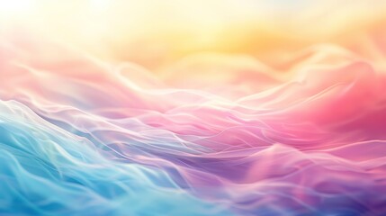 Abstract Wavy Texture in Pastel Colors