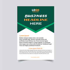 Flayer Design Template Vector, EPS File