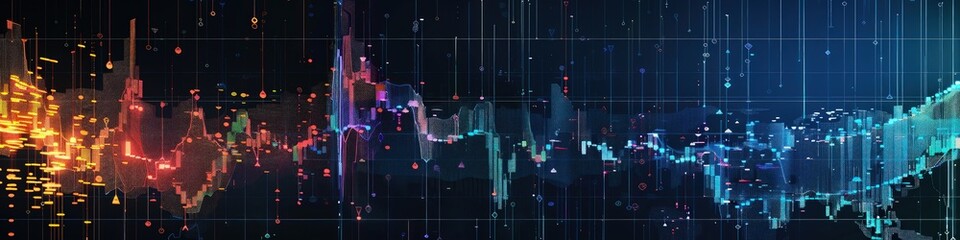 a?'imagine: Scatter plot depicting a strong positive correlation between stock prices and trading volume, suggesting significant investor interest.