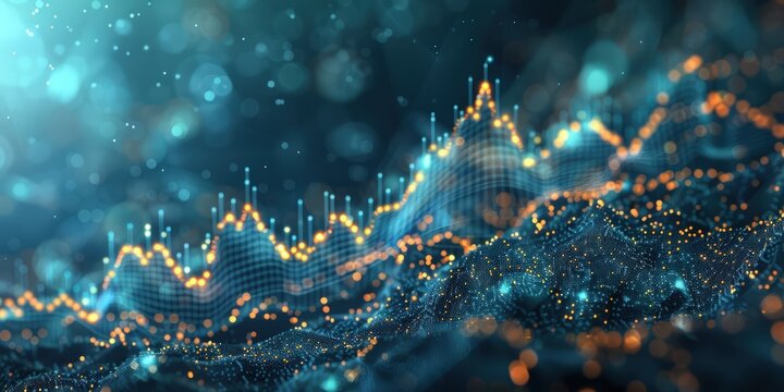 Scatter plot depicting a clear positive link between stock prices and trading volume, indicating active investor interest.
