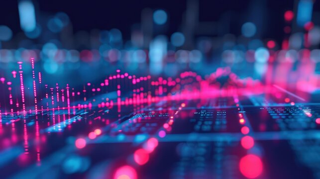 Scatter plot illustrating a strong link between rising stock prices and trading volume, reflecting increased investor interest.