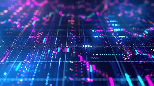 Scatter plot illustrating a strong link between rising stock prices and trading volume, reflecting increased investor interest.