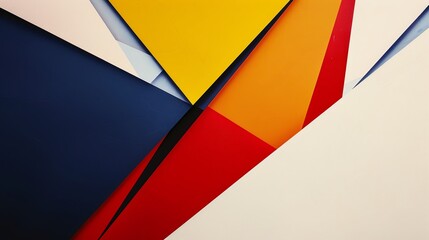 Vibrant abstract background with colorful overlapping triangles
