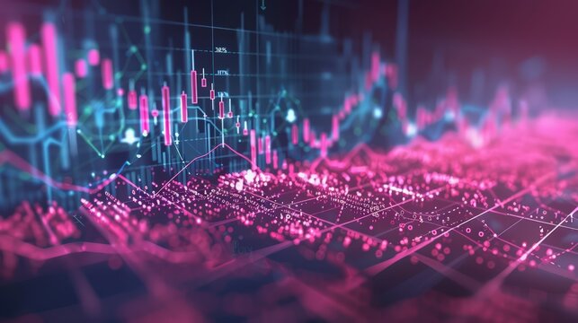 Scatter plot illustrating a strong link between rising stock prices and trading volume, reflecting increased investor interest.