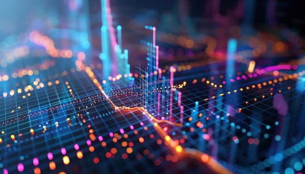 Scatter plot illustrating a clear positive link between stock prices and trading volume, indicating growing investor confidence.