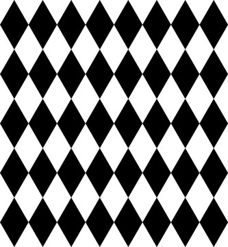  pattern diamond-shaped template, black and white seamless pattern
