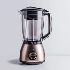 Modern Kitchen Essential: Studio Photo of a Sleek Blender on a White Background