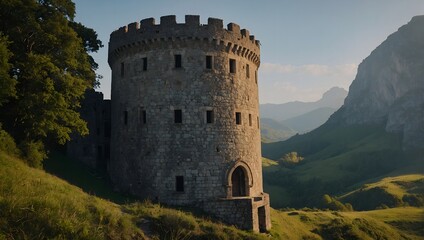 Archer tower providing a strategic vantage point for defense