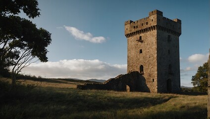 Archer tower strategically placed for maximum defensive reach