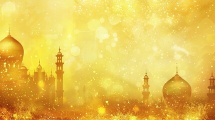 islamic golden background