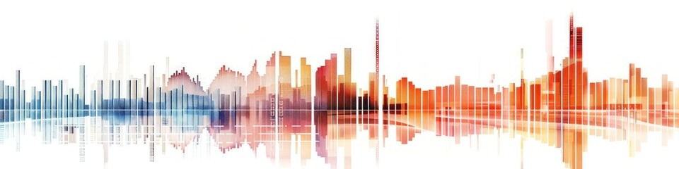 Obraz premium a?'imagine: Striking bar graph featuring a sudden spike in stock values, indicating a significant market jump, presented on a pure white backdrop.