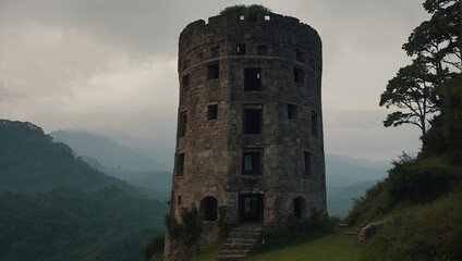 Archer tower fortified to endure prolonged sieges