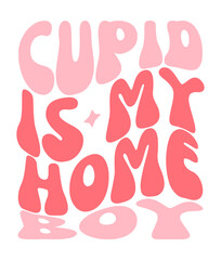 Retro, valentine,  Craft Design. T-shirt Design. Illustration