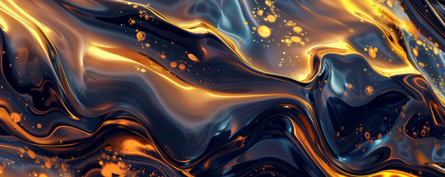 A swirling mercury background with dynamic, fluid patterns, offering a mesmerizing and hypnotic effect.