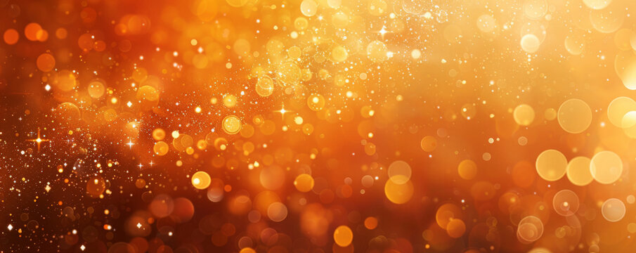 A soft orange background with a subtle sparkle effect, adding a touch of glamour and elegance.