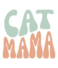 Retro, cat,  Craft Design. T-shirt Design. Illustration