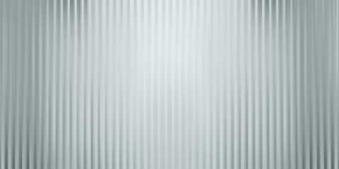 Corrugated glass texture pattern. Lined polycarbonate acrylic wall effect. Abstract gradient striped transparent plastic panel. Ribbed window wavy sheet. Translucent fluted blue 3d material surface © Svetlana Ievleva