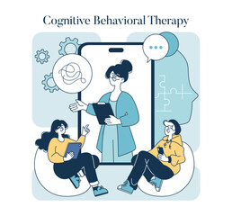 Obraz premium Wellness Technology. Flat Vector Illustration