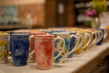 Vaso en cerámica artesanal