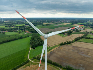 wind turbine closeup