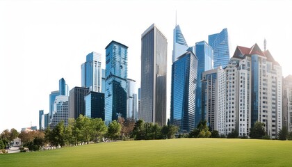Obraz premium Success in Business, Big Buildings, Corporate Offices