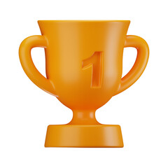Premium sport olympics winner award icon 3d rendering on isolated background