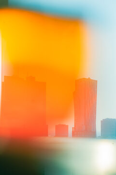 abstract city skyline