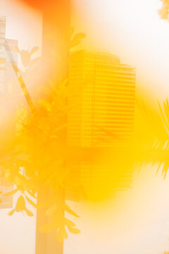abstract city skyline