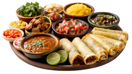 Traditional Mexican Food Tamales and Mole, Iconic and Delicious Cultural Delicacies for Day of the Dead, Authentic and Flavorful Celebration Dishes, png file, isolated on white