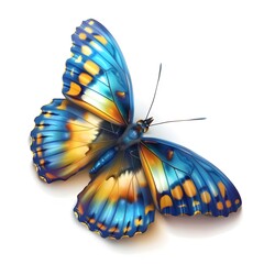 butterfly on a white background