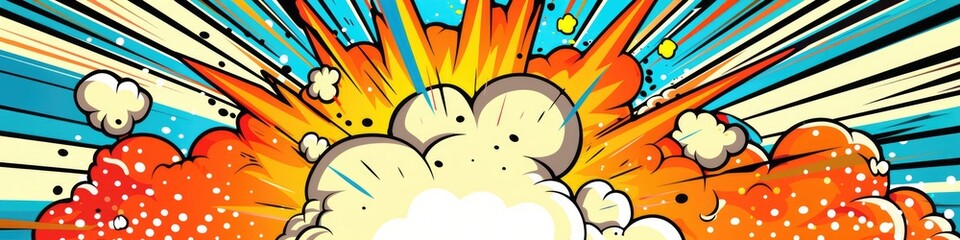 Obraz premium Crash Comic. Pop Art Style Comic Sound Effects and Speech Bubbles Set