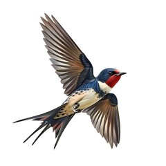 Fototapeta premium bird on a white background