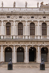Obraz premium Architecture of the famous St. Mark's Square in the city of Venice in Italy