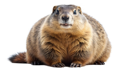 Fototapeta premium Groundhog. PNG