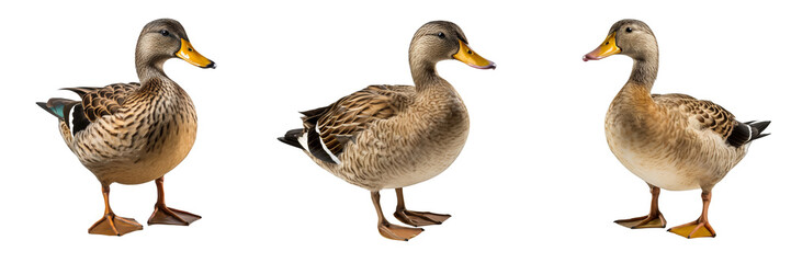 Fototapeta premium Duck isolated on a transparent background PNG