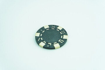 casino chip isolated on white. Poker game