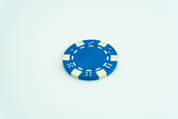 casino chip isolated on white. Poker game