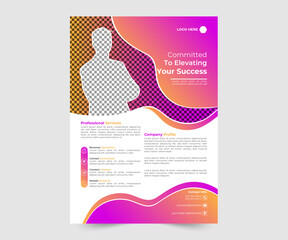 professional flayer design. modern flayer template. creative flayer design. 