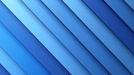 Fototapeta premium A background with diagonal stripes of different shades of blue.