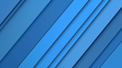 Obraz premium A background with diagonal stripes of different shades of blue.