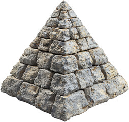 Ancient Stone Architecture Model A Pyramid of History