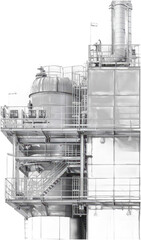 Industrial Processing Unit A High-Efficiency Gas Compression Facility.